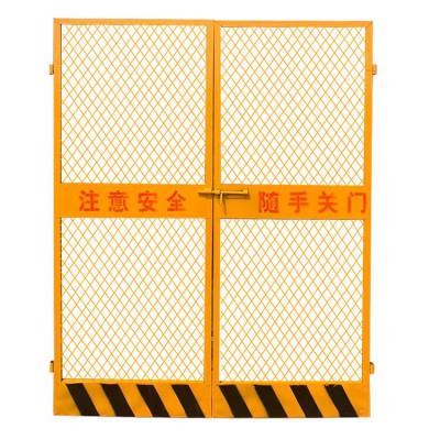 電梯井防護門多少錢 電梯井口安全門 施工電梯安全門